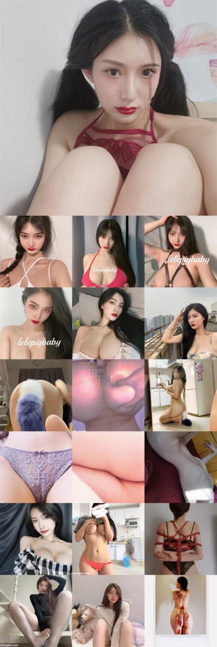 推特极品巨乳 lelepigbaby 合集【38v897MB】